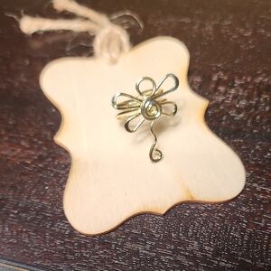 Artistic Gold Tone Butterfly Wire Ring